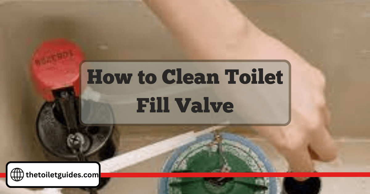 how to Clean Toilet Fill Valve