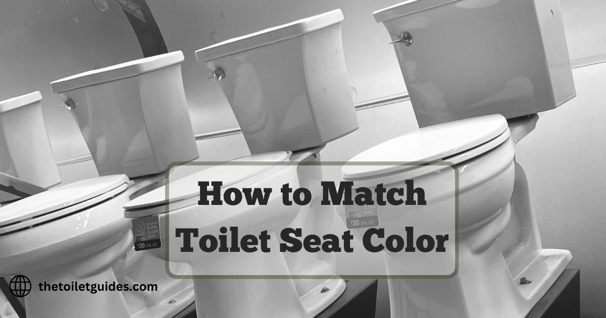 how to match Toilet Seat Color